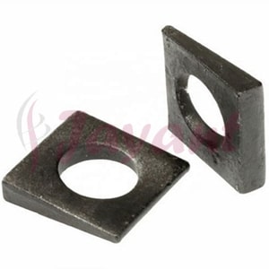A2 Stainless Steel Metric Malleable Square Bevel Washer Beam Flange Wedge M6-M30 